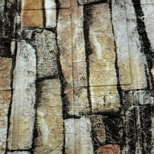 Self-adhesive insulation stone new, 35×35 cm, 3-4mm thick