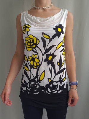 Gran Sasso women's floral blouse size IT42 / S / M