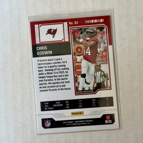 2023 Panini Contenders #93 Chris Godwin Mojo Tampa Bay Buccaneers κάρτα καινούργιο