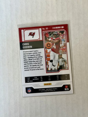 2023 Panini Contenders #93 Chris Godwin Mojo Tampa Bay Buccaneers κάρτα καινούργιο