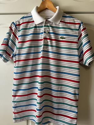 Lacoste polo shirt like new, size M, white