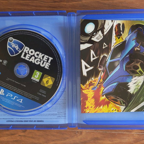 Rocket League Collector's Edition PS4 like new with Concept Art Print