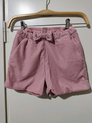 Velvet shorts H&M pink for 8-9 years like new