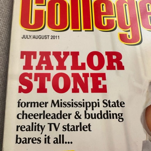 Playboy's Taylor Stone Magazine July-August 2011 like new