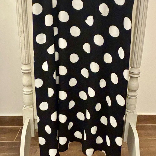 Sfera polka dot dress like new, size M, black and white