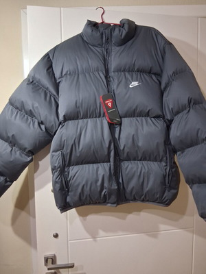 Nike down jacket, gray, XL, new with tags