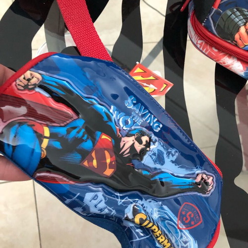Superman Jim Lee Set of 4 Large School Backpack New