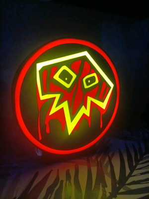 WoW Shaman Emblem Gaming Lamp new, OG logo
