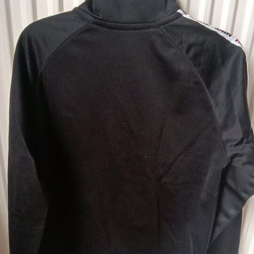 Nike zip-up jacket like new, black with orange print