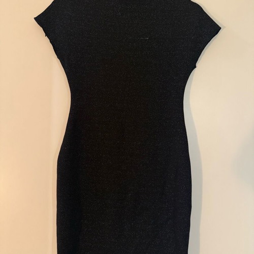 Zara black mini dress size S like new