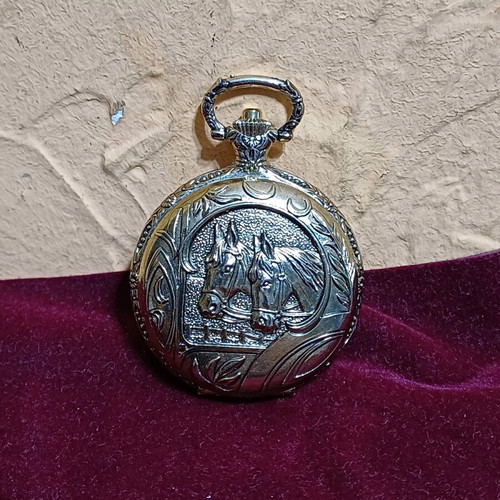 Opicin pocket watch like new, 17 jewels, wound, antimagnetic