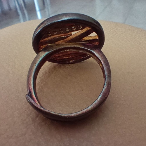 Silver 925 ring used, women's adjustable size