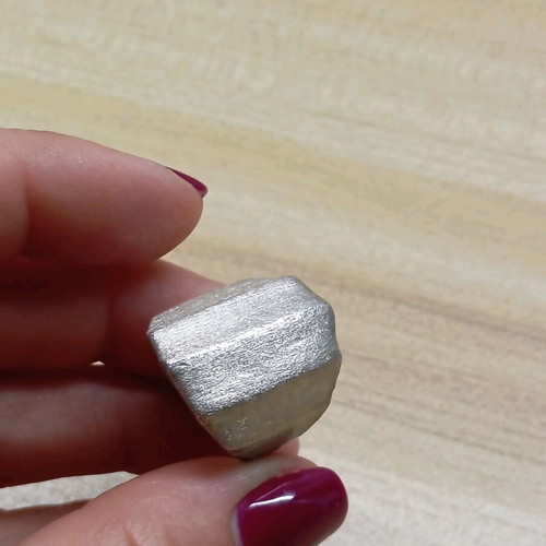 Silver ring 925 with sandblasting new, size 60-61