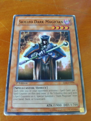 Skilled Dark Magician κάρτα Yu-Gi-Oh! σαν καινούργιο