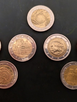 Coin collection used, pack of 7, set No1