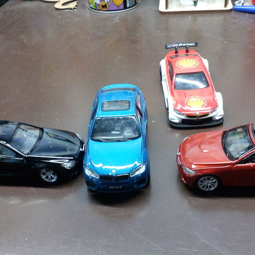 Toy cars used, set of 4 with forward motion