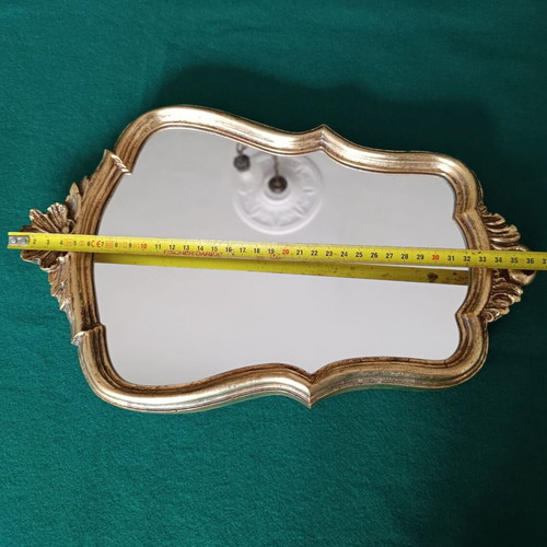 Vintage Rocaille Style Louis XV Mirror like new with gold wooden frame