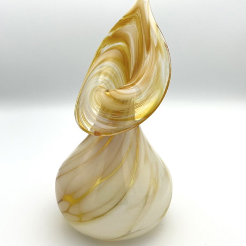 Vintage Jack in the Pulpit Studio Art Glass Vase, RGH Linz