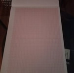 Graph pad used 24 sheets A4 millimetered