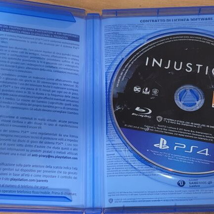 Injustice 2 PS4 game, European version