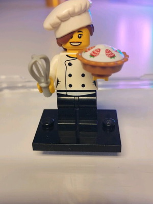 Lego Series 17 Gourmet Chef Cook Minifigure like new (71018)