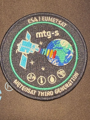 ESA MTG-S patch new fabric embroidery