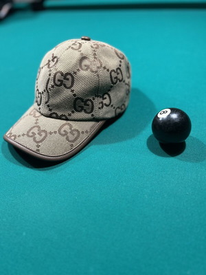 Gucci Cap Canvas Beige like new, one size