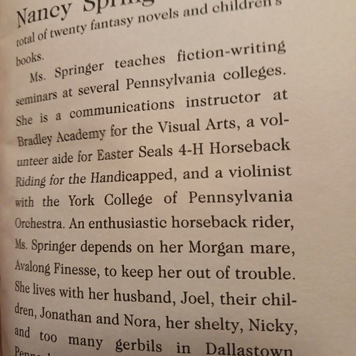 Βιβλίο The Boy on a Black Horse της Nancy Springer 1994