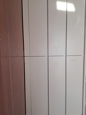 White dresser with ample storage space