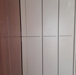White dresser with ample storage space