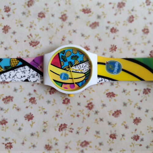 Britto Chiquita wristwatch new, colorful collectible