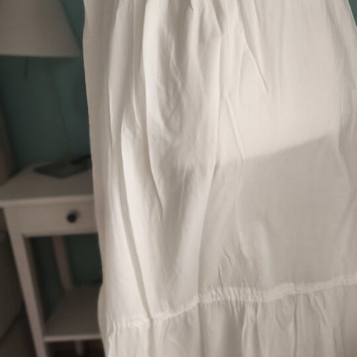 Naf Naf White Long Dress like new, summer style