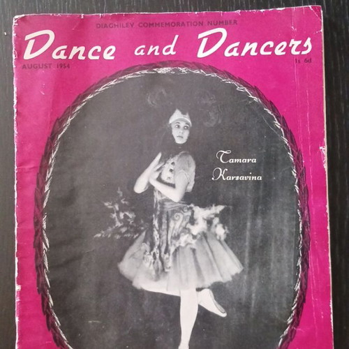 Dance and Dancers magazine used, August 1954