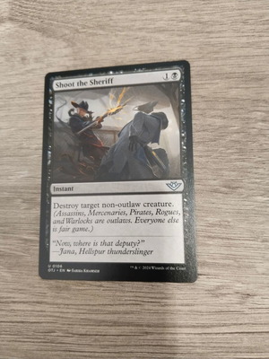 Magic the Gathering Shoot the Sheriff κάρτα καινούργια