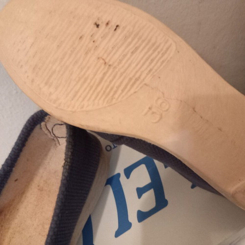 Canvas shoes size 36 new, blue
