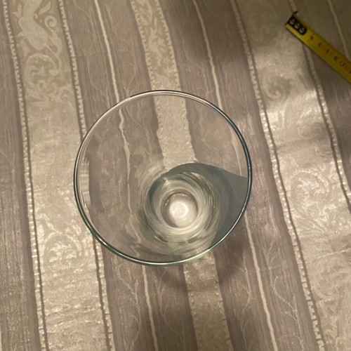 Water/soft drink glass used with blue line 250ml