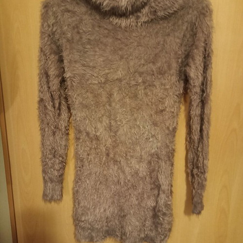 Jazz beige chenille turtleneck sweater L-XL like new