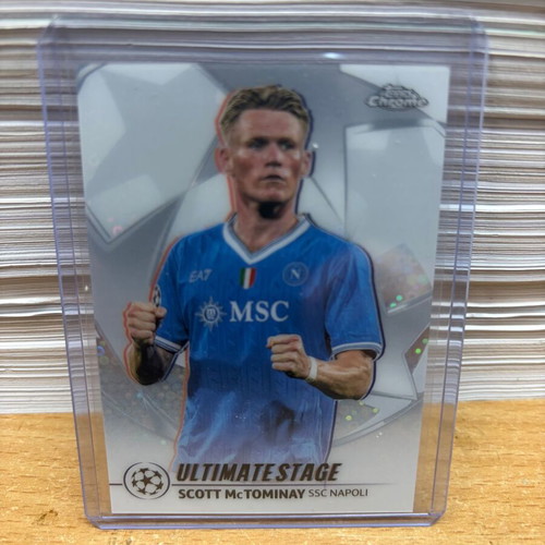 Topps UCC Flagship 2025-26 Scott McTominay Ultimate Stage Chrome Napoli card new