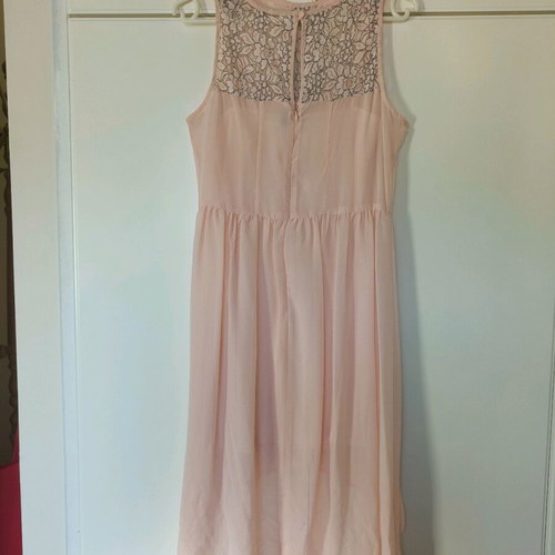 Esmara chiffon dress in soft pink, like new, size S