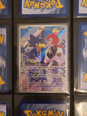 Team Rocket's Murkrow 200/182 Pokemon Card new