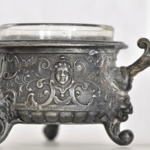 WMF antique cruet for spices used (salt - pepper)