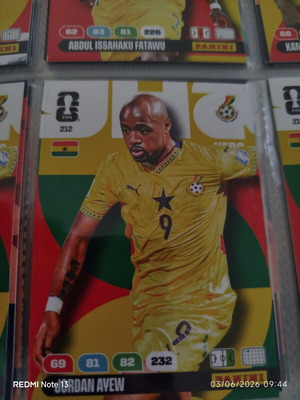 Panini Adrenalyn XL FIFA World Cup 2026 αυτοκόλλητο μεταχειρισμένο Jordan Ayew