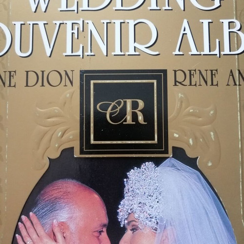 Celine Dion Wedding Souvenir Album used, official collectible wedding book 1994