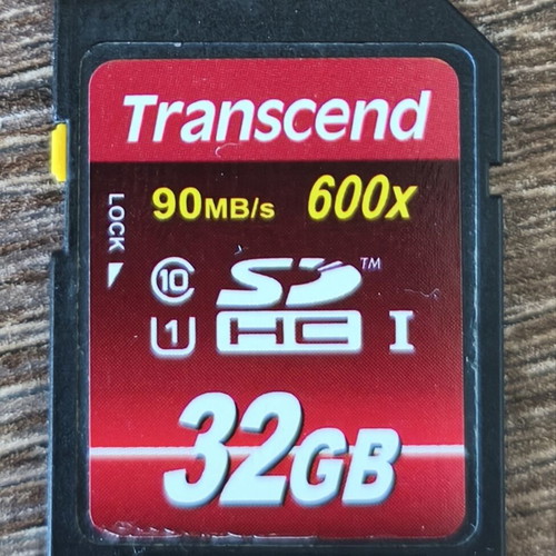 Transcend SDHC card 16GB 90MB/s