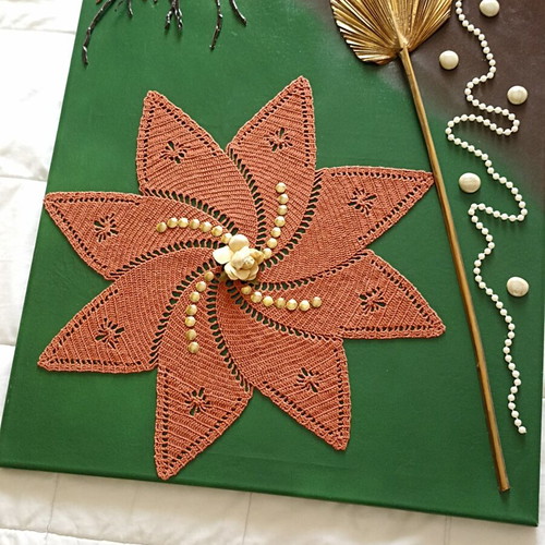 Decorative Canvas Wall Art handmade, 50x70 cm