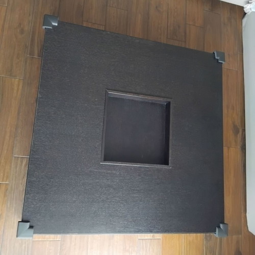 Neo Katoikein square coffee table 110x110 with central removable element