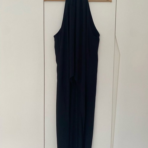 Toi&Moi asymmetrical halter blouse size M like new, black