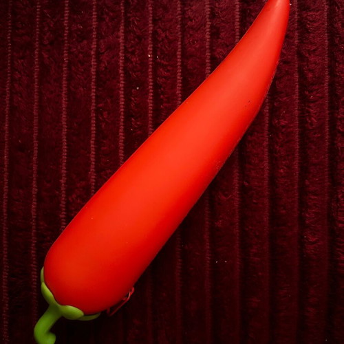 Pepper-shaped pencil case like new without damage