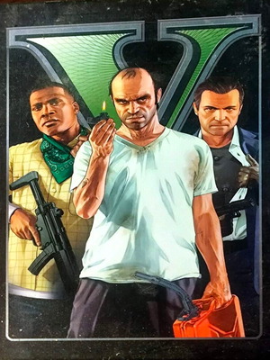 Grand Theft Auto V μεταλλικό κουτί για Xbox 360
