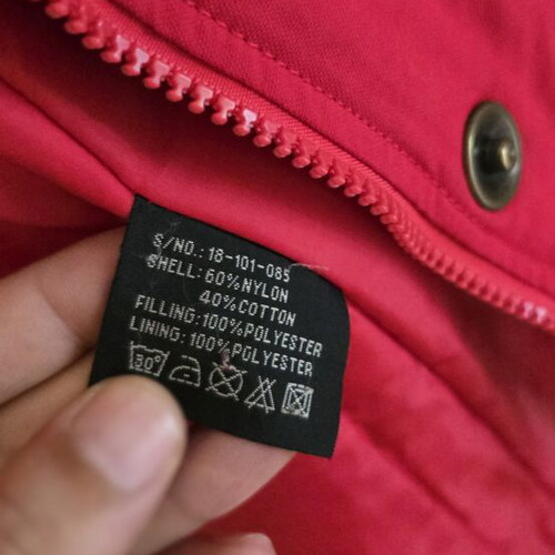 Biston women's coat with belt like new, red, size L